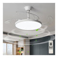 Ventilatore da soffitto con luce 95 cm dimmerabile oro