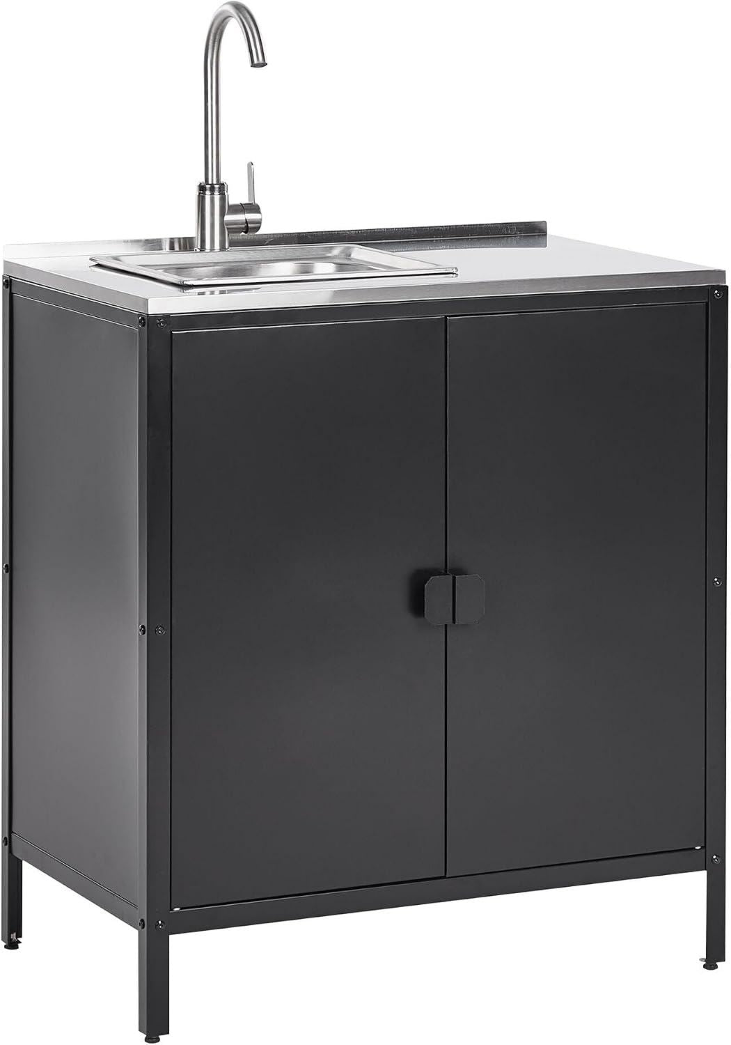 Armadietto da giardino con cassetto e mensola 93 41 5 98 cm x x colore marrone