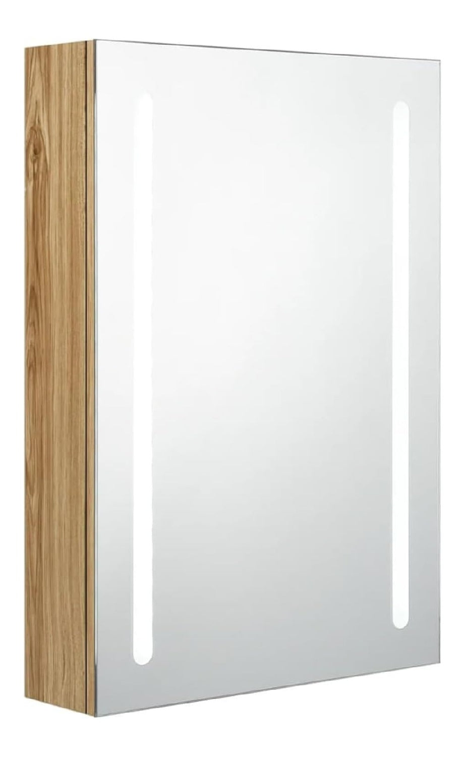 Gecheer Armadietto Bagno Specchio LED, con diffusore in vetro LED integrato rame