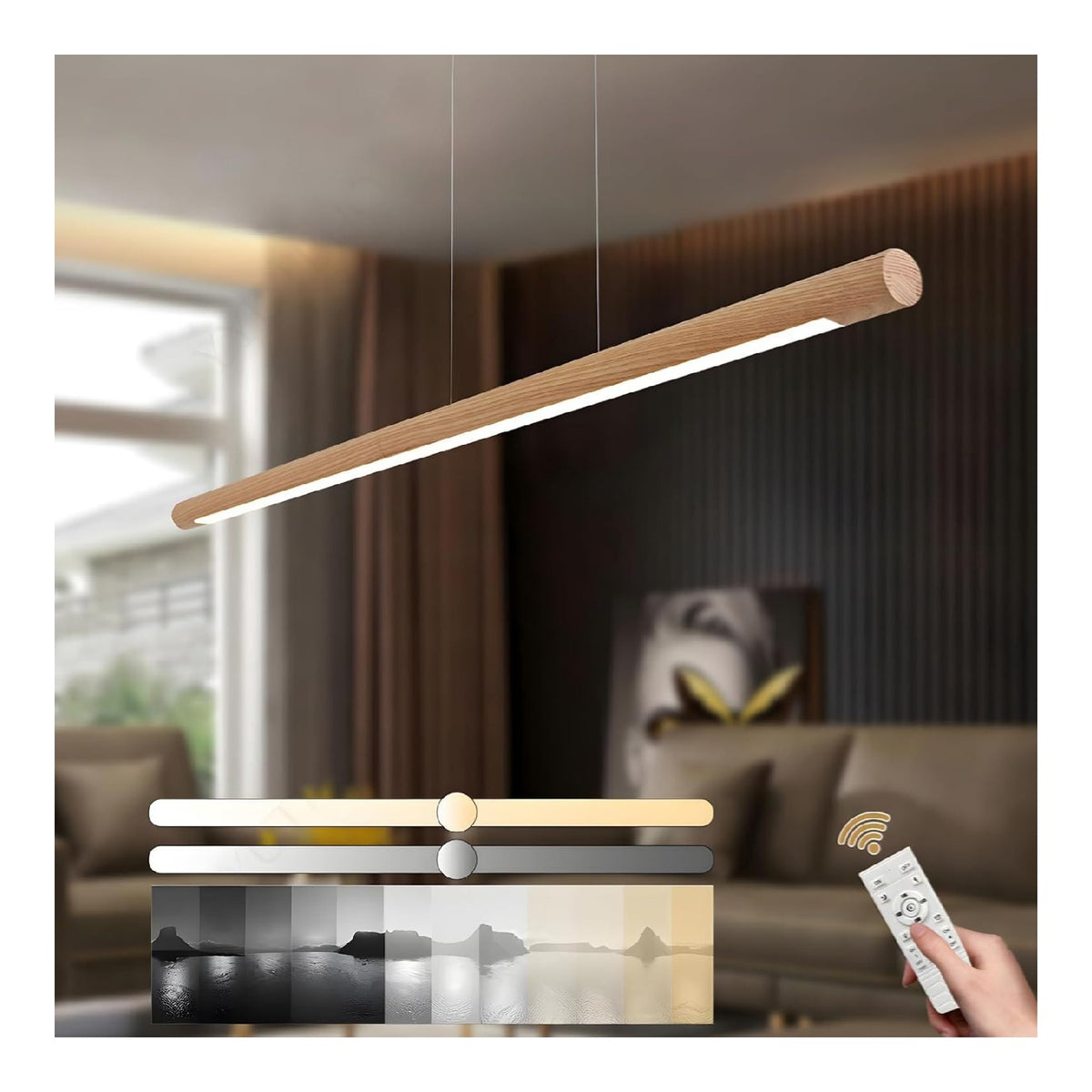 Lampada a sospensione 150 cm dimmerabile rame