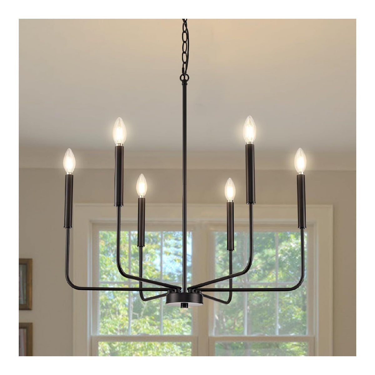 Lampadario decorativo regolabile stile industriale nero