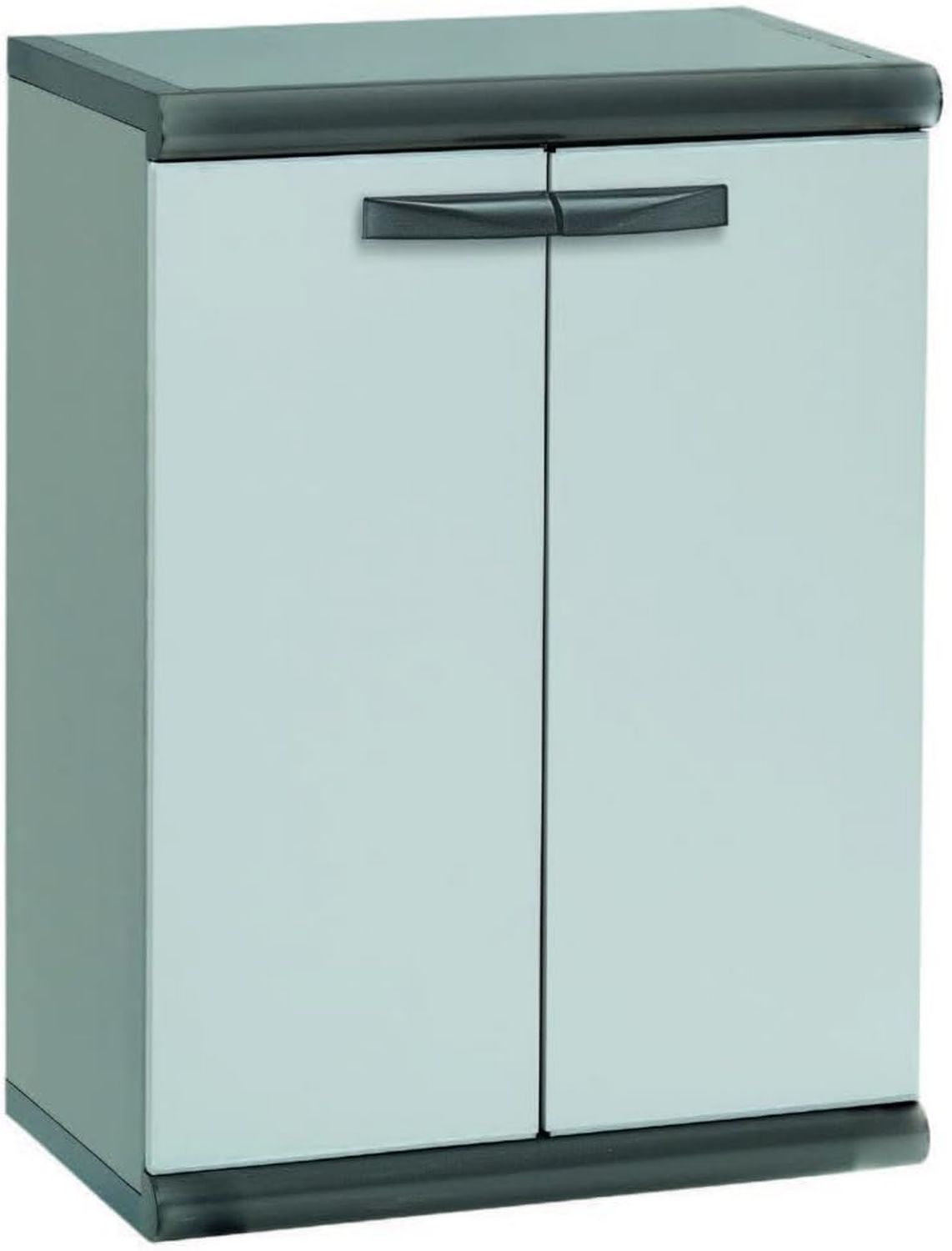 Armadio Garofalo Scik Basic Recycled Basso in Resina PVC 2 ante Colore Grigio