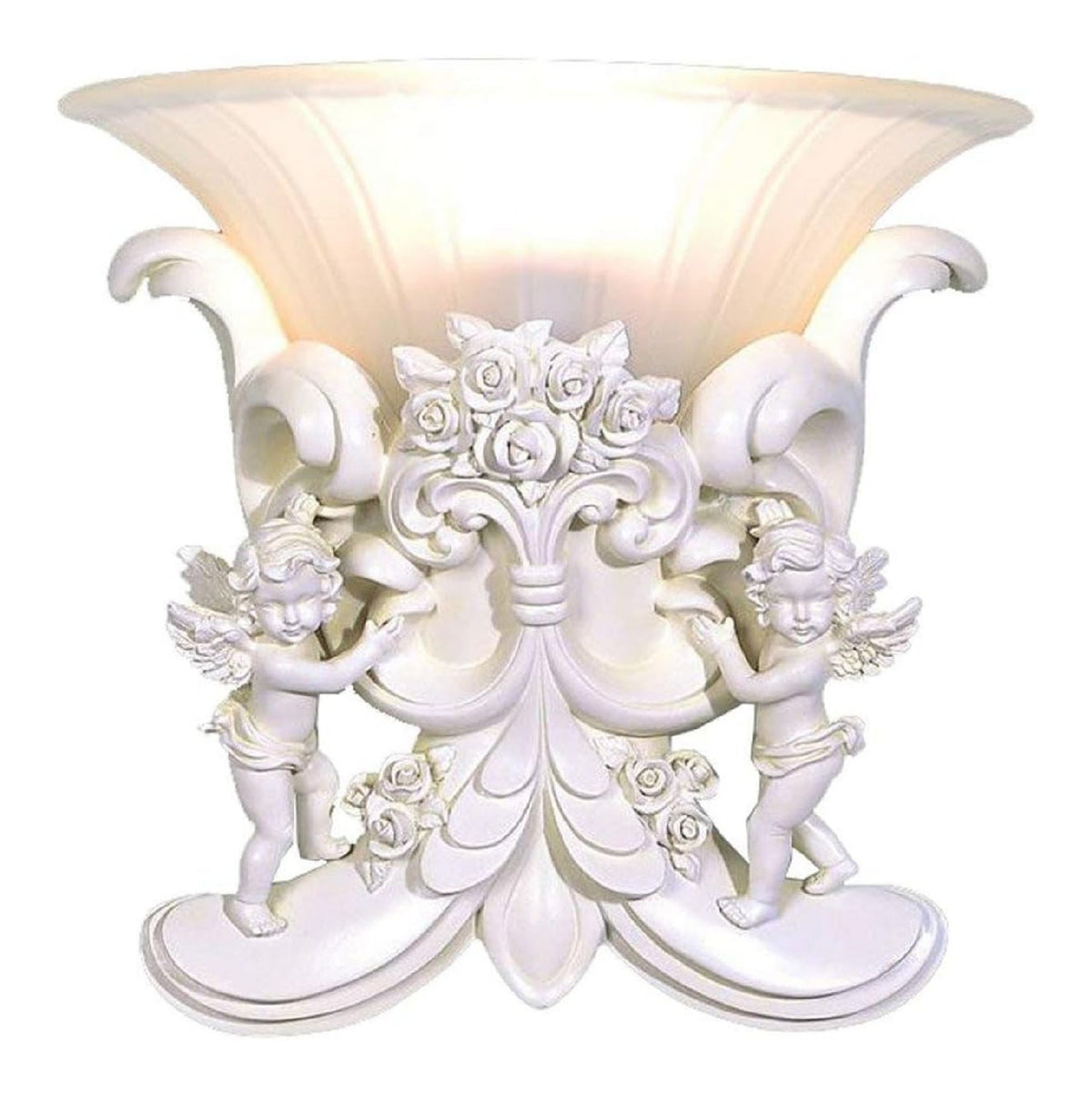 Applique da parete con diffusore in vetro beige