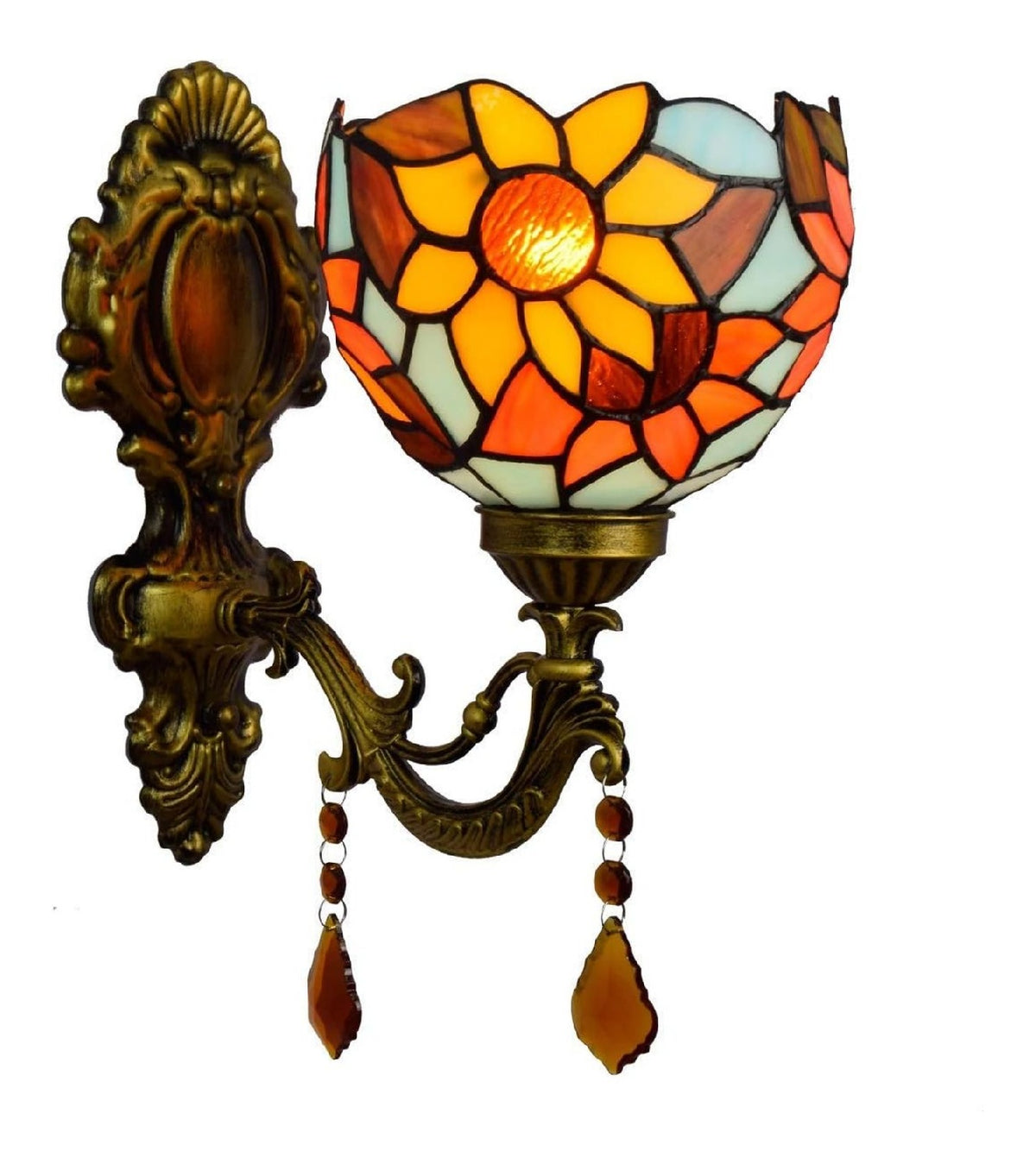 Applique da parete luci parete, British classico Bagno oro